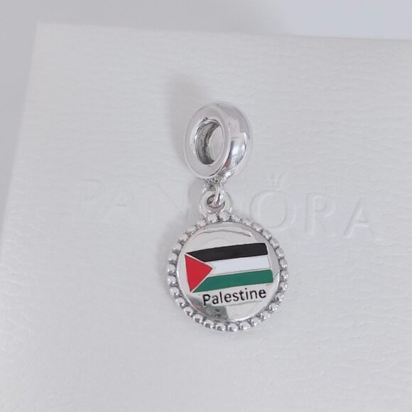 Pandora Palestine Flag Exclusive Dangle Charm with box - Picture 7 of 7